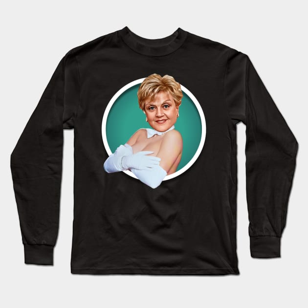 Angela Lansbury Long Sleeve T-Shirt by Zbornak Designs